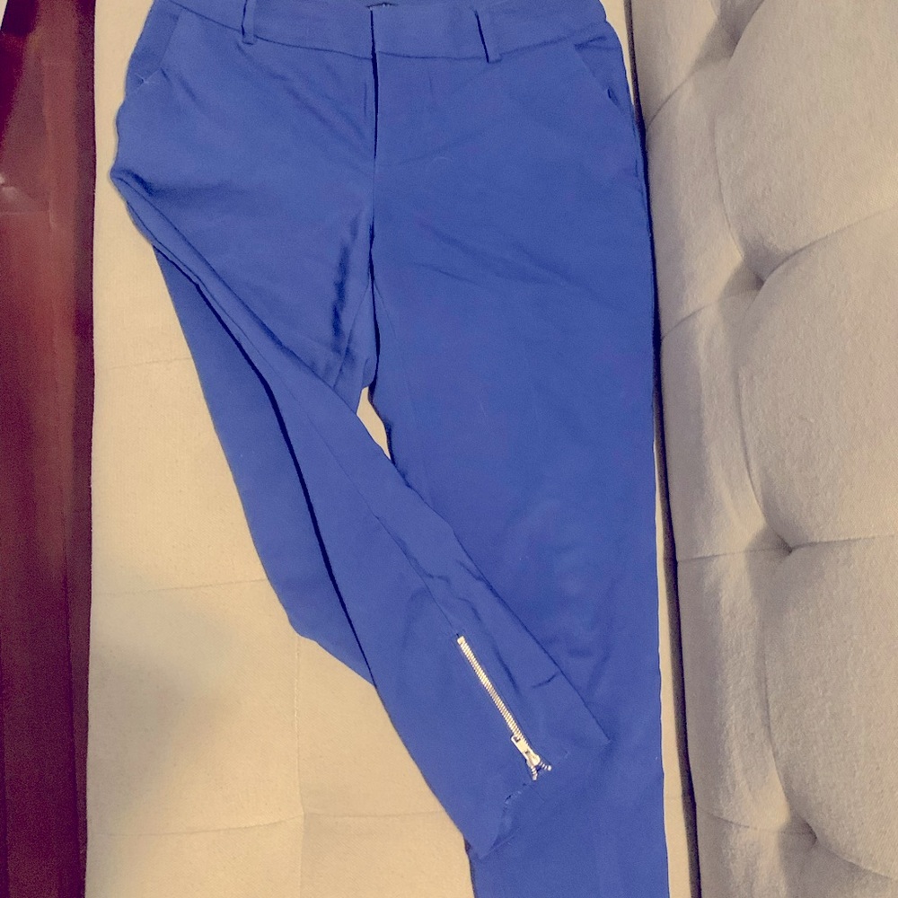 Blue dress pants